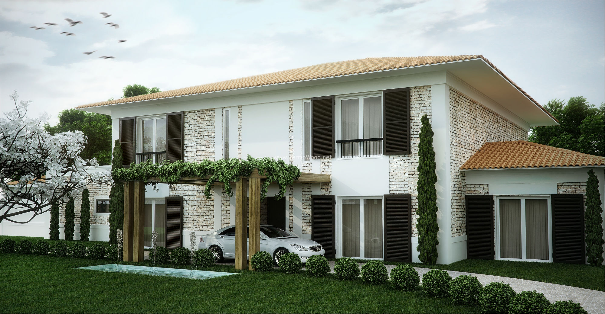 Ahşap Termowood Cephe Kaplama ve Ahşap Termowood Deck Kaplama İstanbul Maltepe