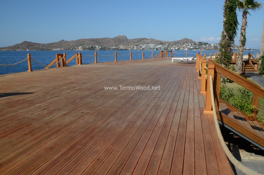 Bağcılar ThermoWood Ahşap Deck Kaplama ThermoWood Ahşap - SerMimar ThermoWood